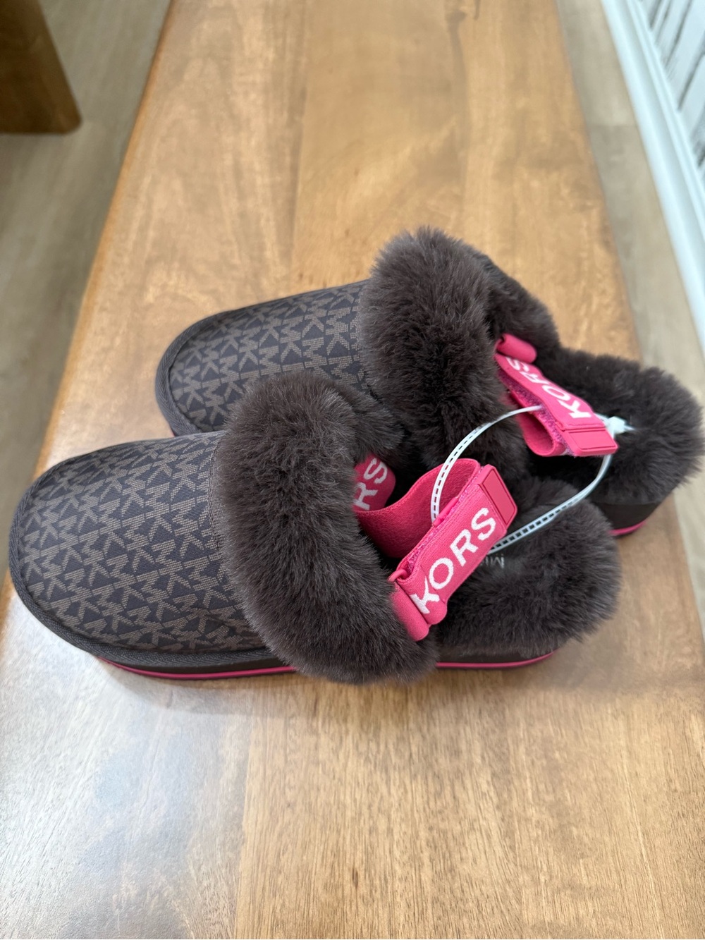 Michael Kors Fifi Platform Slippers Size 8.5